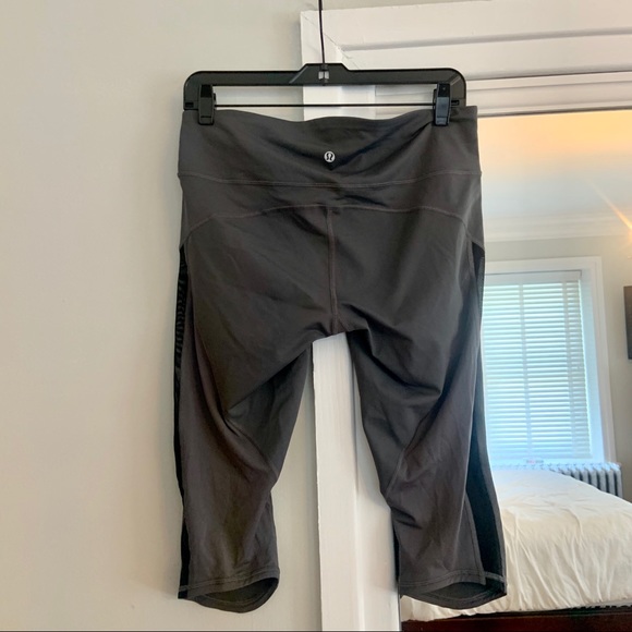 Lululemon Ride Inside Crop Leggings Mesh - Picture 6 of 8